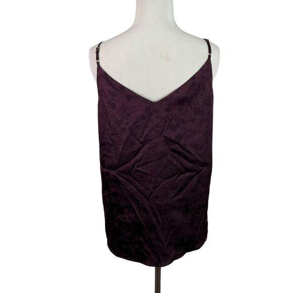 🟣🟣🟣 CALVIN KLEIN Women's Size Extra Small Adjustable Strap Sleeveless Floral - Picture 3 of 9